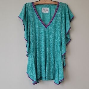 Batwing V Neck Oversize Dramatic Glam Beach Cover Kaftan